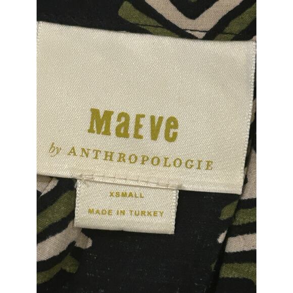 Maeve Anthropologie Catalina Puff Sleeve Blouse XS - Picture 3 of 3